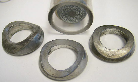 Pewter adapters for the artificial leech