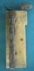 Very primitive brass spring lancet.  American, provenance puts the piece originating in Virginia at the turn of the 19th century.  Very simple box design.