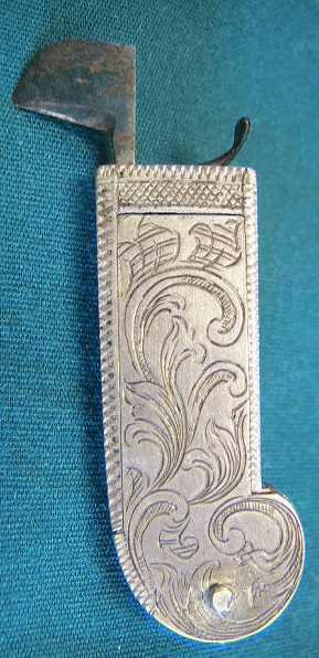 Ornately engraved lancet