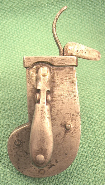 Iron-cased spring lancet.  German in origin c.1810-1840.